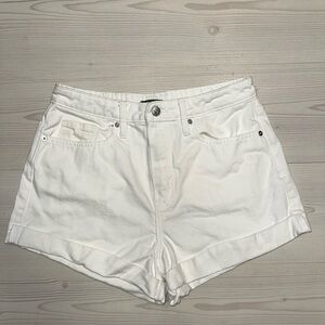 Women's White Denim Shorts